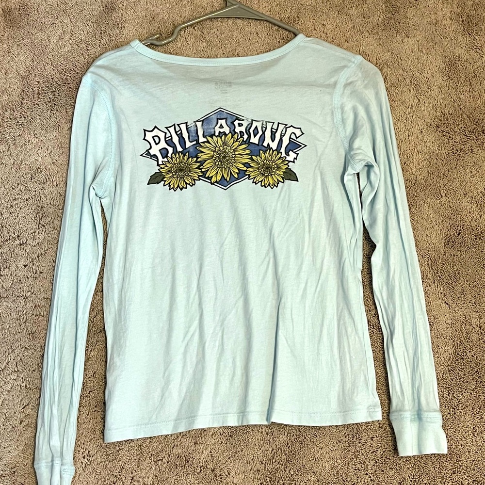 Billabong Blue Long Sleeve Shirt